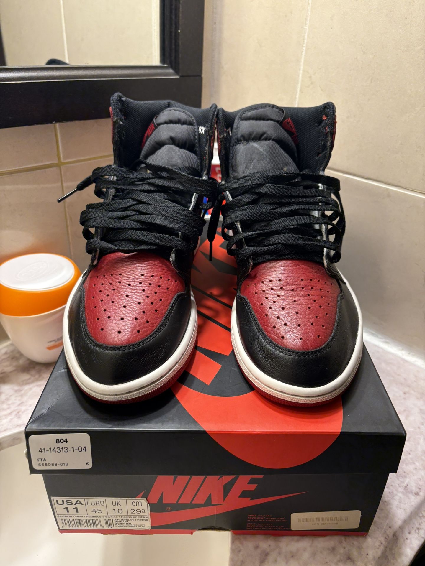 Jordan 1 Banned 2016 Size 11 Super Clean