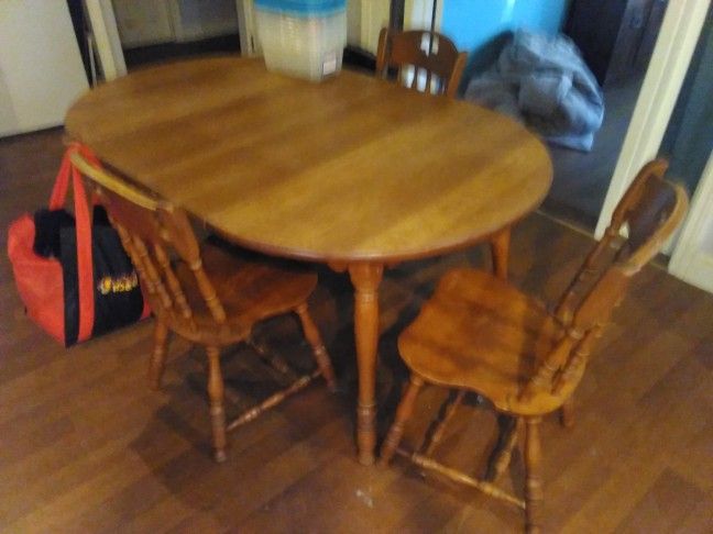 Kitchen Table Three Beers A Chest And The Chair