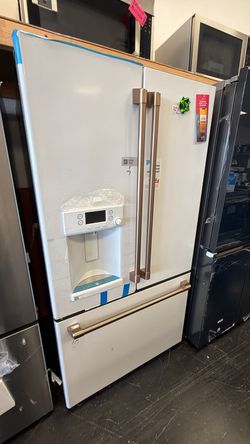 New white café Fridge with Factory warranty available!!