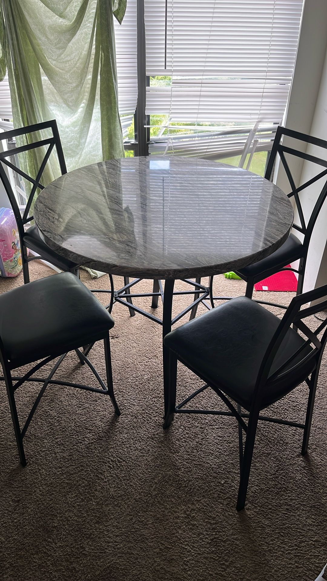 Dinner Table Set 4 Chairs