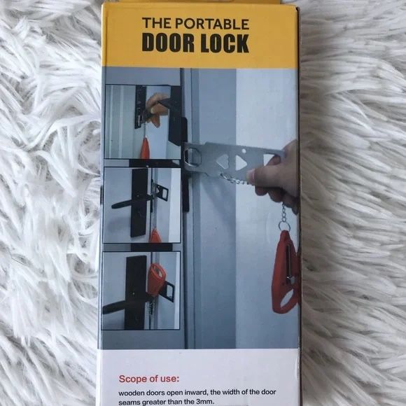 Portable Door Lock – Travel Safety & Privacy Anywhere