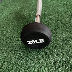 20lbs Preweighted Curl Bar