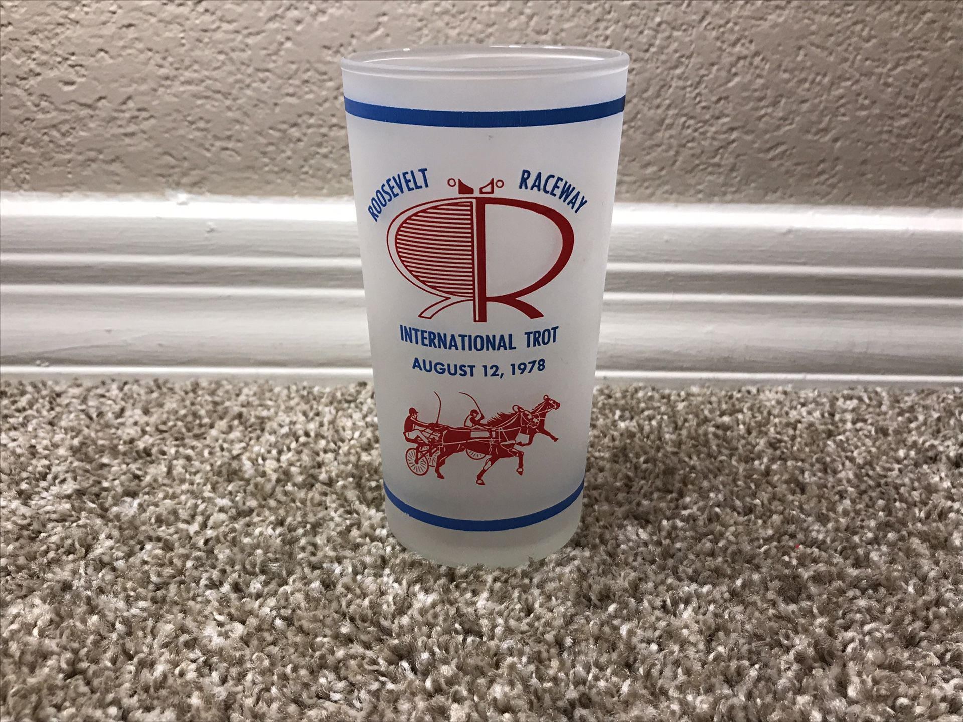 5 Kentucky Derby 1 1978 international trot collectible glasses