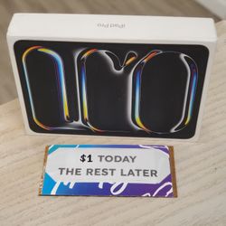Apple iPad Pro 11in M4 Chip Brand New  Tablet - $1 DOWN TODAY, NO CREDIT NEEDED - WARRANTY INCLUDED