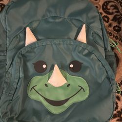 New Green Dino Backpack 