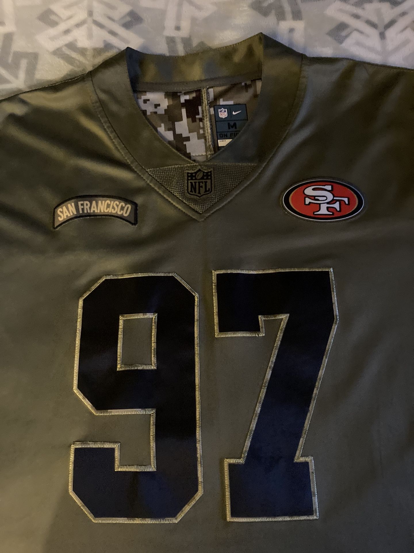 SF 49er’s Salute To Service Jersey