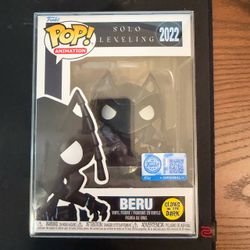Solo Leveling Beru Funko Pop #2022 EE Exclusive (Glow In The Dark) w/ Protector