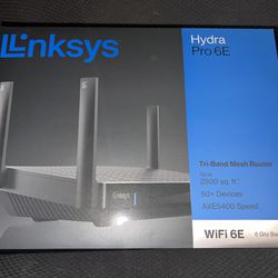 Linksys Hydra Pro 6E Tri-band Mesh Router