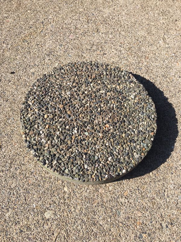 Round 12”x 12”x1.75” concrete stepping stone (32 total) for Sale in