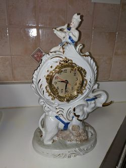 Vintage ceramic clock