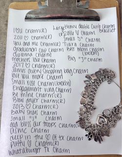 James Avery charm bracelet.