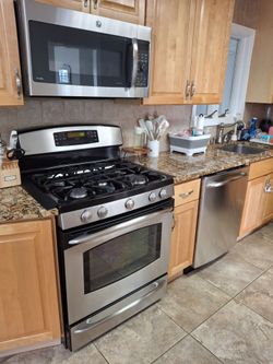 GE stainless steel appliances