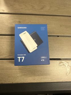 Samsung T7 Portable SSD 4TB USB 3.2 External Solid State Drive