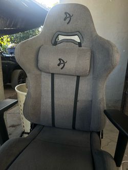 Arozzi Gaming Chair Gray Fabric