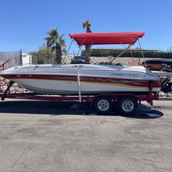 2006 Ebbtide Deck Boat & 97 Bombadier Seadoo
