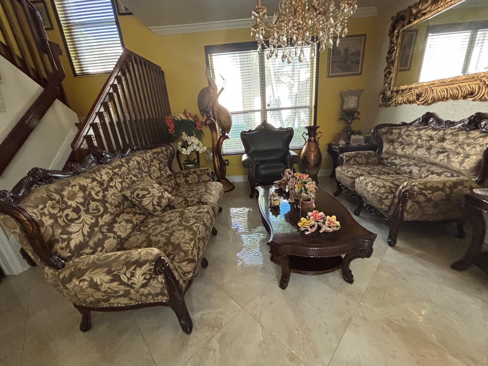 Living Room Set Sofa and Loveseat 