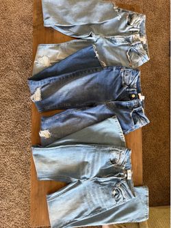 Wide leg jeans