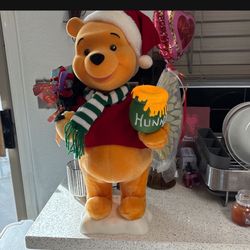 Disney Vintage WINNIE THE POOH motionless Light Up Honey 🍯 Pot -TIGGER & PIGLET in Profile 🤩