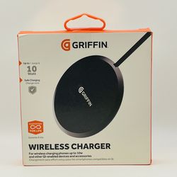 Griffin 10 Watt Qi Wireless Charger GP-195 Fabric Charging Pad Fast Charge
