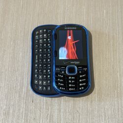 Samsung Slider Phone Model:SCH-U460 Blue Verizon“UNTESTED”Turns On Read Info Blw  