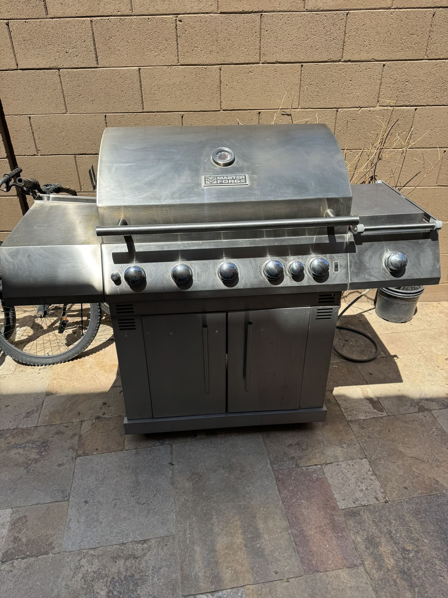 Gas Barbecue Grill Bbq. Stainless