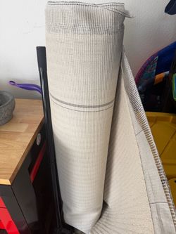 large roll of carpet high quality soft light beige cream color brand new length: 213 inch width: 55