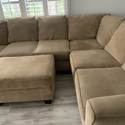Beige Sectional Couch