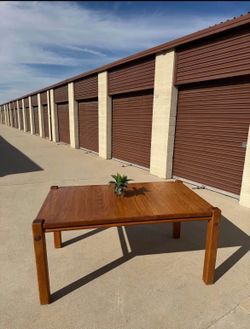 1970s Vintage Mid Century Modern Norman Archibald Style dining table