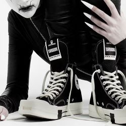Rick Owens drkshdw X TurboDrk converse