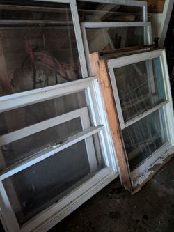 Old wood windows