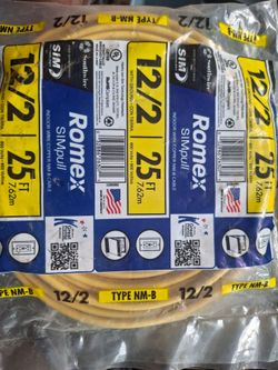 NEW Southwire Romex SIMpull 12/2 NM-B Wire 25 Ft With Ground