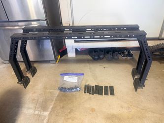 Adjustable Truck Ladder Bed Racks universal Compatible with Tacoma/Tundra/Ram 1500/ Silverado & Sierra 1500/ /F150//Gladiator JT/Titan/Frontier/