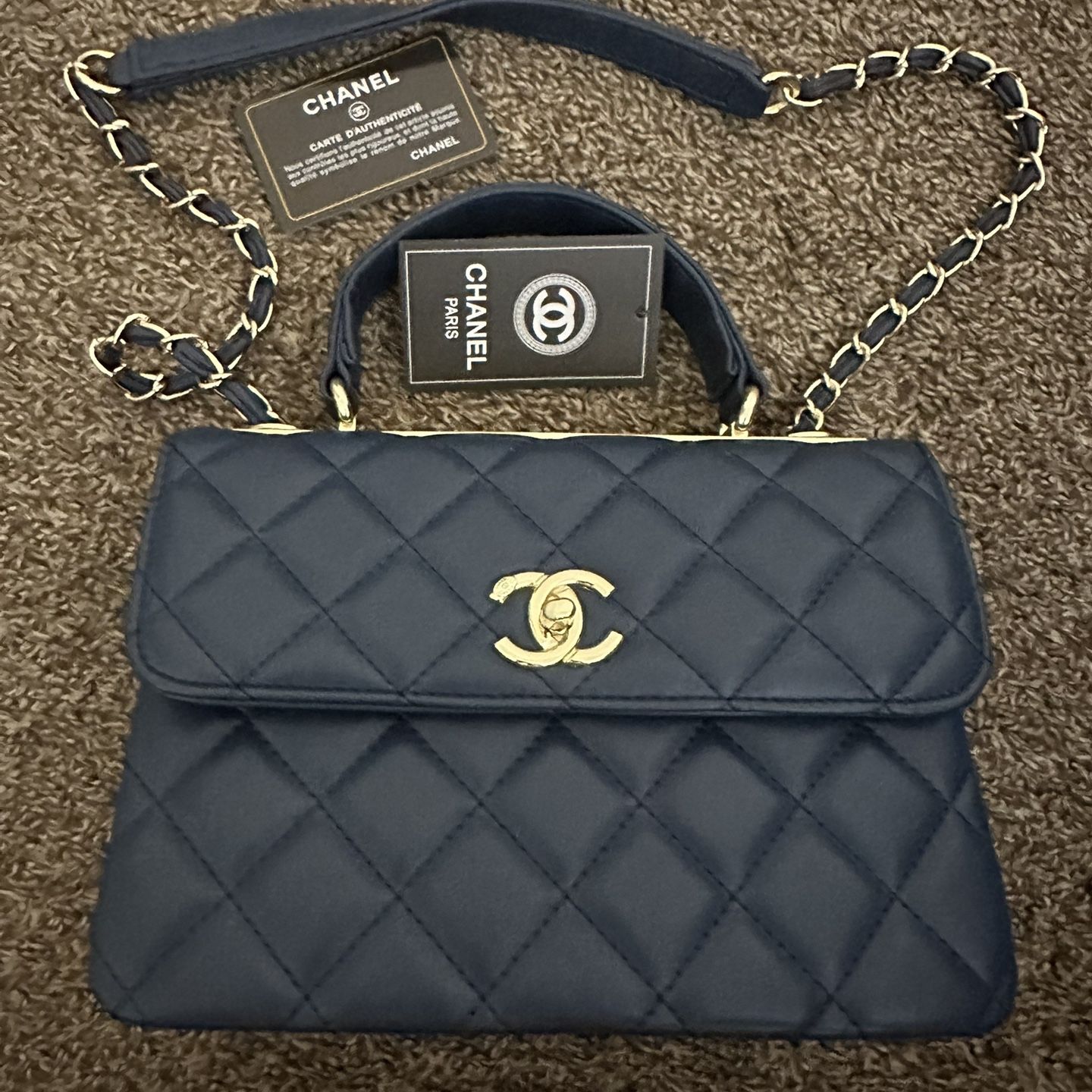 Blue Chanel Bag