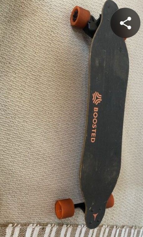 Boosted Electric Skateboard.