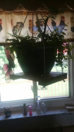 Hanging flower pot holder