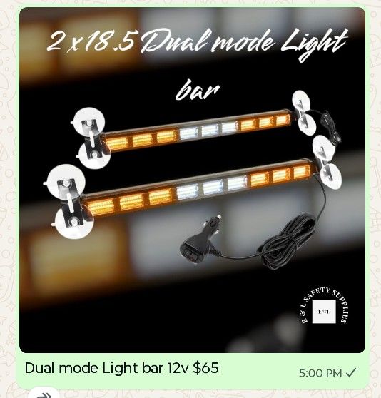 Rear Storbe Light Bar