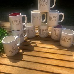 Rae Dunn Variety Mug Lot 