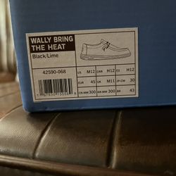 Wally Bring the Heat Black/Lime Heydudes