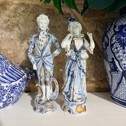 Vintage Ceramic Victorian Couple