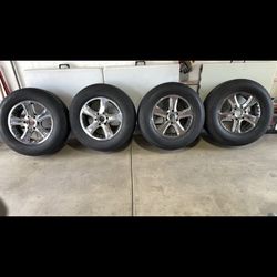 Chevy Rims And Tires Like New 