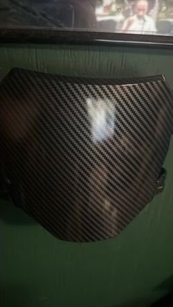 Carbon fiber number plate