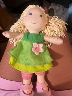 HABA Soft Cloth Doll with Yarn Hair