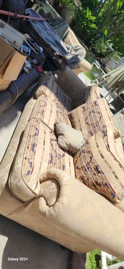 Free sofa and loveseat