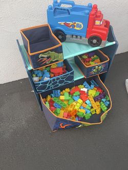 Toy Organizer Lego Truck With Jumbo Legos