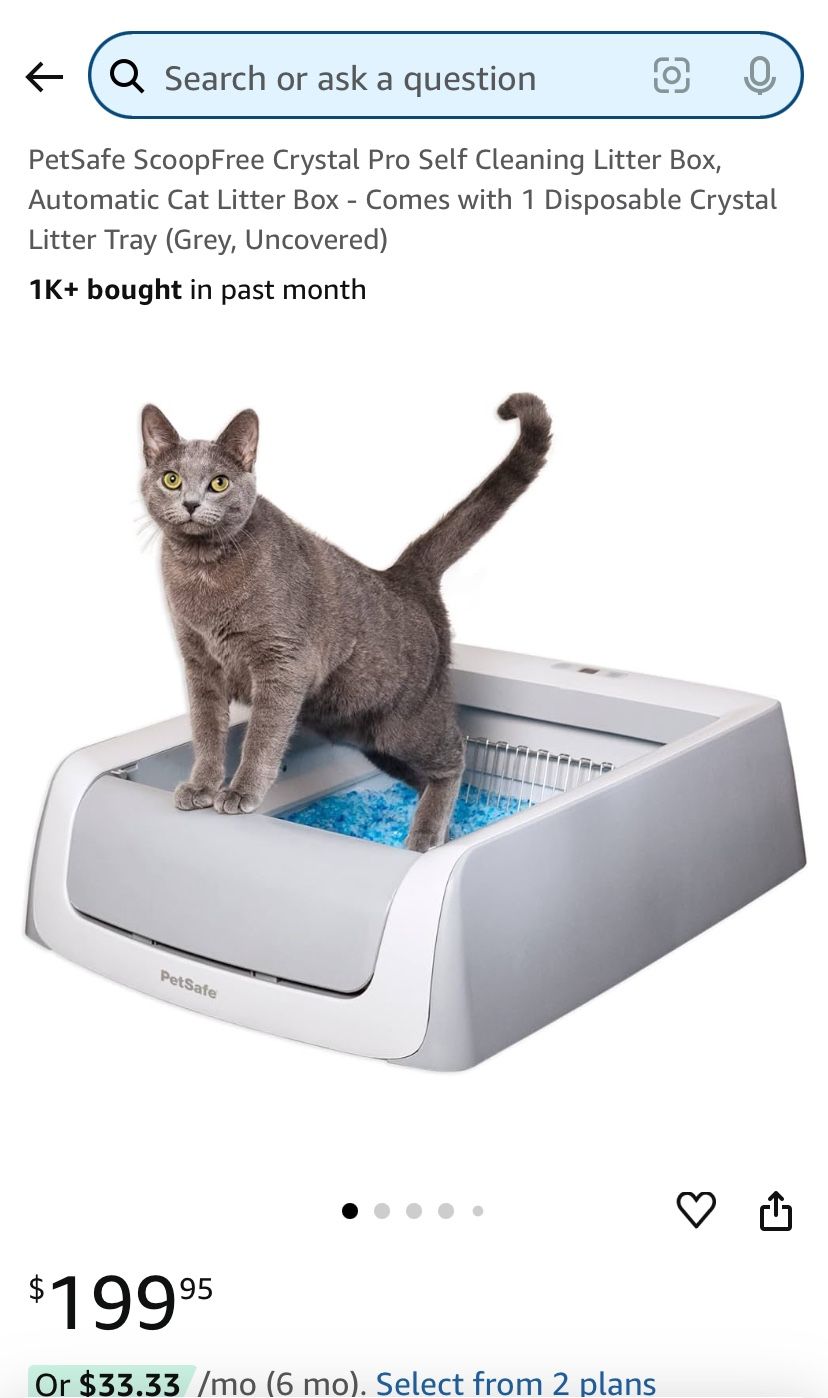 PetSafe Scoop Free Automatic Self Cleaning Litter Box
