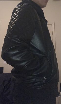 Men’s Guess Leather Jacket Size M