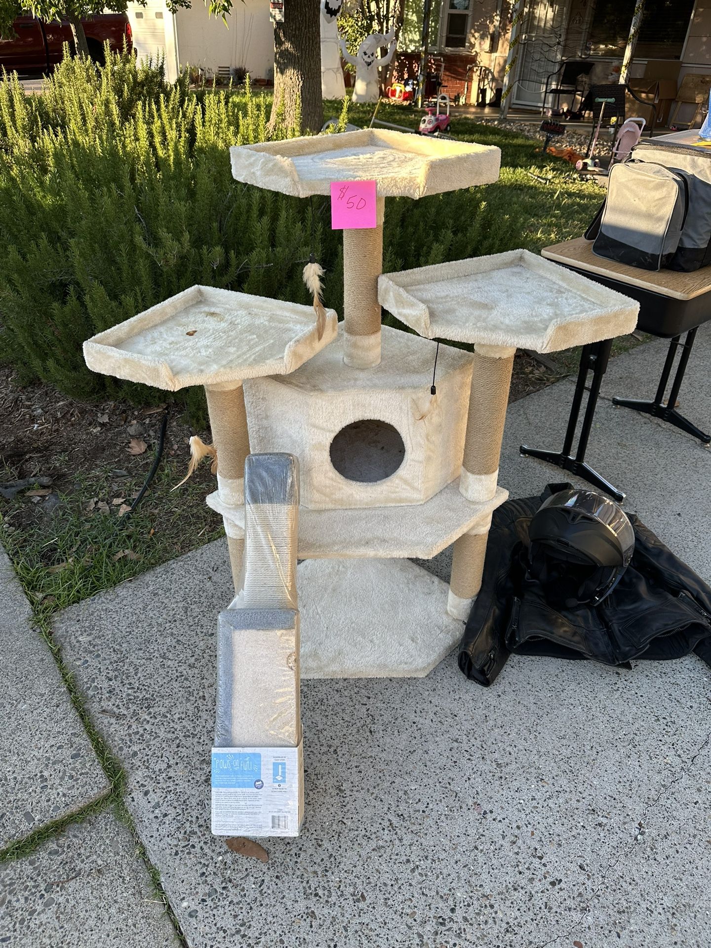 Cat Tree And Cat Post