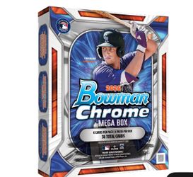 2026 Bowman Chrome Baseball Mega Box Brand New