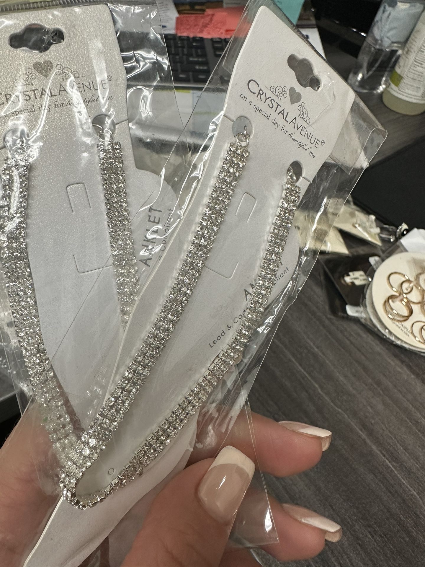 Fashion Anklet Jewelry Crystals New With Tags 