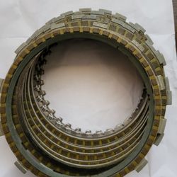 Drive Clutch Plates Kit Fits For Harley Touring Road Glide Dyna Twin Cam 99-17